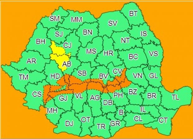 cod portocaliul de viscol puternic