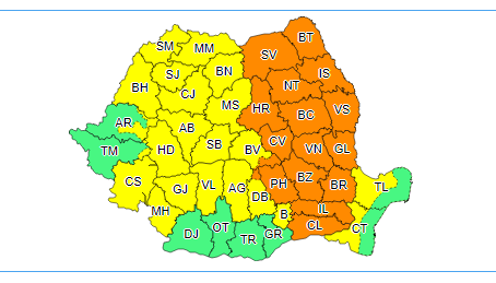 Cod portocaliu de vreme rea