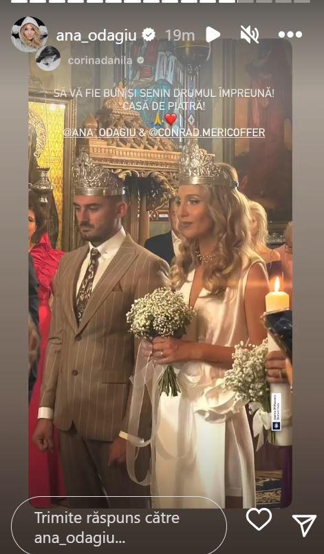 Ana Baniciu, Ana Odagiu și Ioana Ginghină au fost mirese în acest weekend. 