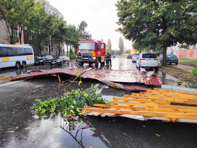 Furtună în Giurgiu
