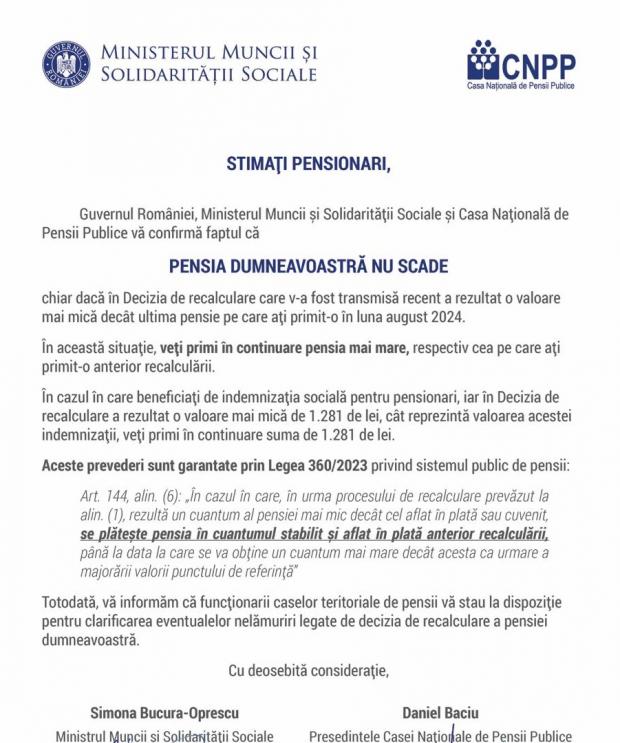 scrisoare MM