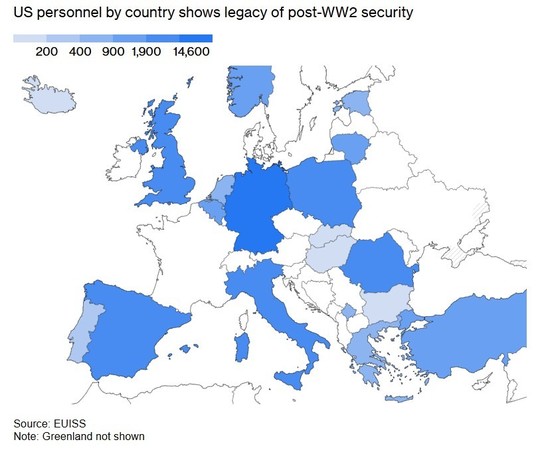 Trupele SUA din Europa