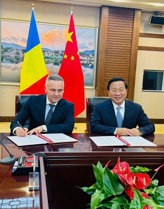 Florin Barbu, acord cu omologul chinez
