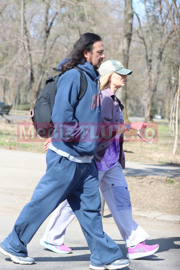 Delia și Răzvan în parc sursă foto: Mediaflux