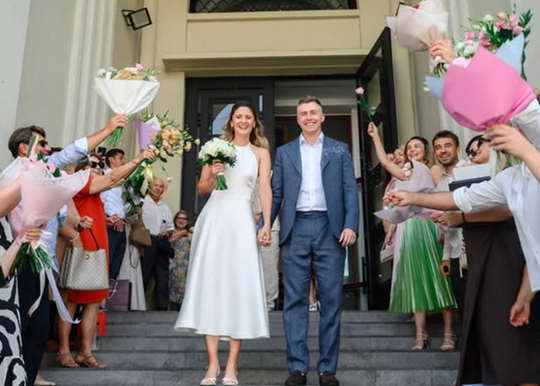 Irina Begu s-a căsătorit cu Victor Crivoi, antrenorul său