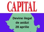 Devine ilegal de astăzi, 28 APRILIE. Legea se aplică deja în toată ROMÂNIA