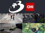 Infiltrații la protestul oierilor au smuls borduri și pavaj, au distrus spații verzi și au furat aspersoare. Imagini cu dezastrul lăsat