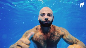 Giani Kiriță la apă. Sportivul a sărit doar de la 3 metri
