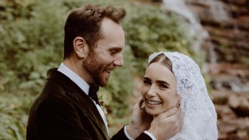 Actrița Lily Collins s-a căsătorit Primele imagini de la nuntă