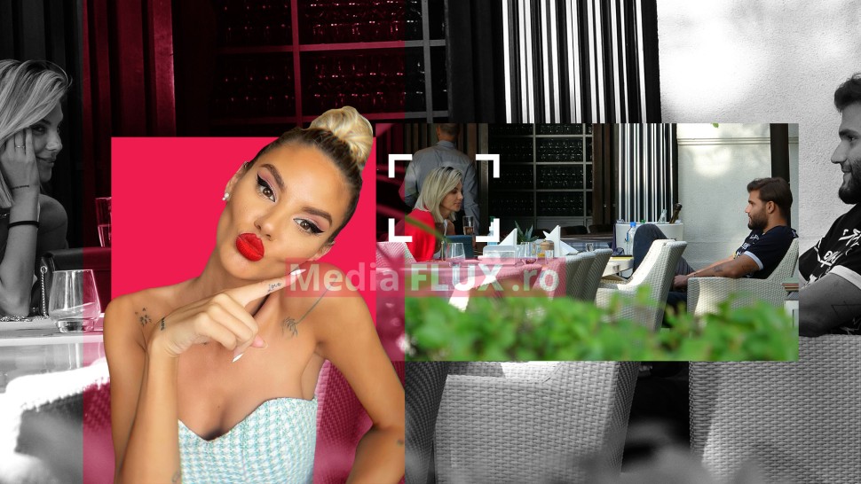 Ramona Olaru blonda de la Neatza flirturi și șampanie la terasă | FOTOVIDEO