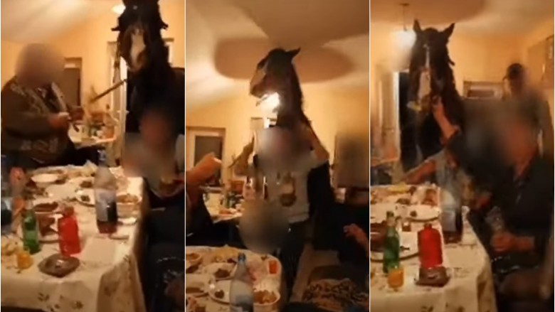 Românii care au petrecut cu un cal în casă amendați cu 22.000 de lei | VIDEO