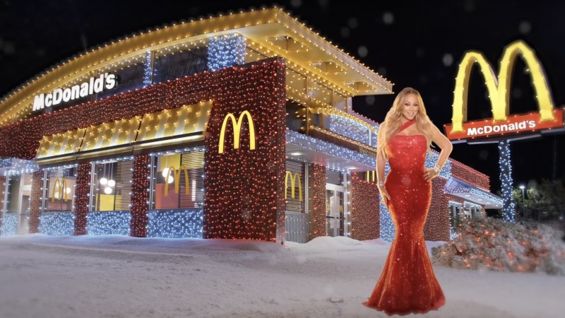 Meniul Mariah Carey în oferta McDonalds de Crăciun