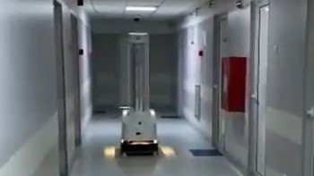 Roboții care dezinfectează cu ultraviolete au ajuns în spitalele din Vâlcea