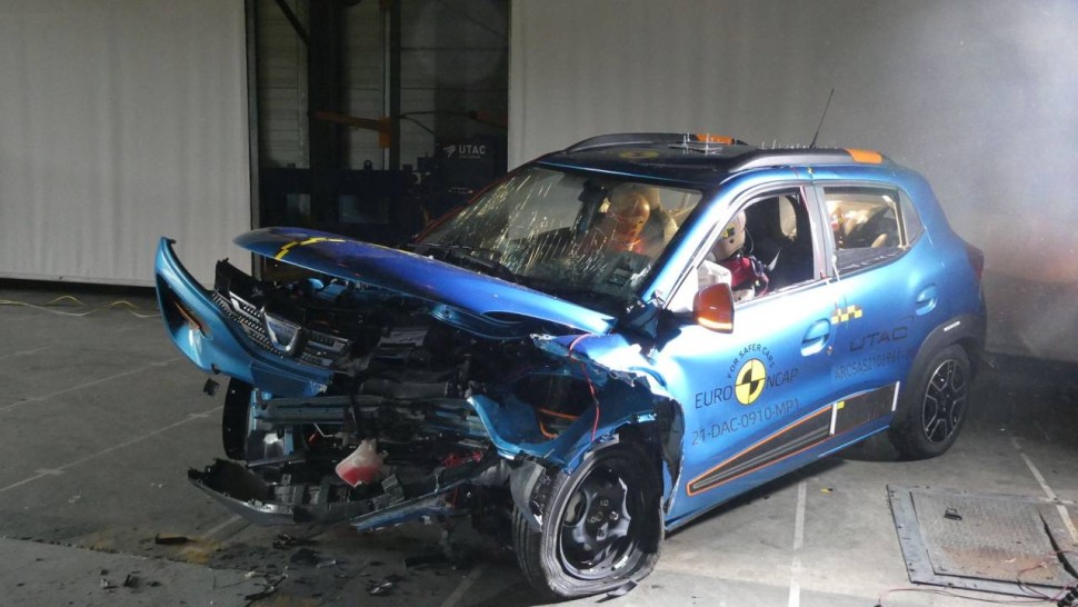 Dacia Spring și Renault Zoe catastrofă la testul de siguranță