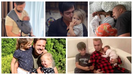 Tați celebri care se pozează cu micuții lor la sentiment pe Instagram