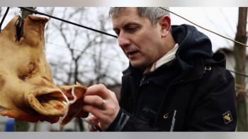 Dan Barna amintiri din copilărie la tăiatul porcului | FOTOVIDEO