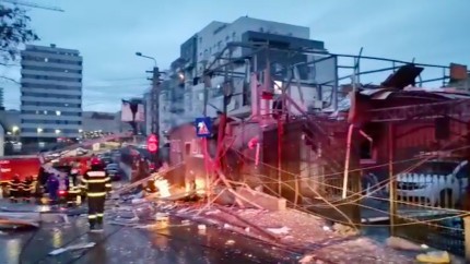 Explozie puternică urmată de un incendiu la Cluj | VIDEO