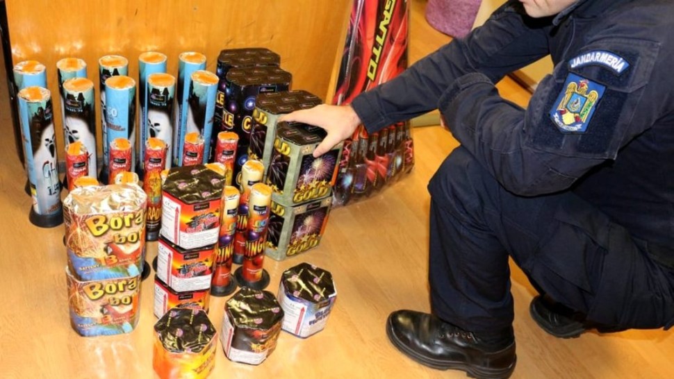 44 de tone de materiale pirotehnice confiscate până în prezent | VIDEO