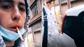 Videoclipul în care un român și-a făcut nevoile pe mașina Poliției din Italia a devenit viral. Ce a pățit acesta