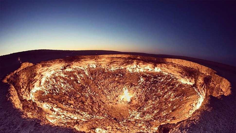 Porțile Iadului din Turkmenistan vor fi închise. Craterul uriaș arde fără oprire de jumătate de secol. Cum a apărut