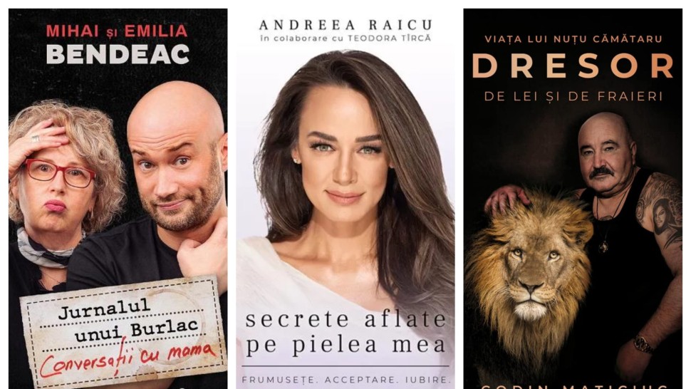 6 vedete care s-au lansat în... literatură. Cărți scrise de persoane publice din România