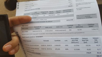 ANRE amenzi de milioane de lei pentru furnizorii de gaze naturale și energie pentru facturile greșite