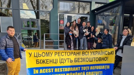 Afaceristul Ștefan Mandachi ajută refugiații. Masă caldă la restaurantul lui GRATIS pentru toți ucrainenii. Oferă cazare și ajutor pentru animalele de companie