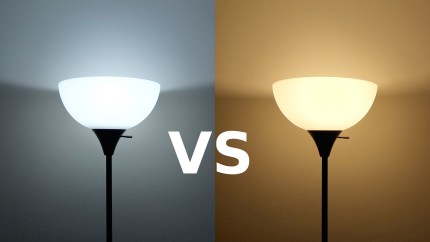 Diferența dintre lumina caldă și lumina rece