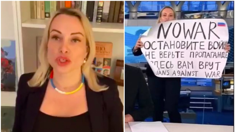 Jurnalista protestatară din Rusia Marina Ovsianikova nu vrea să plece din țară Eu și fiul meu suntem patrioți