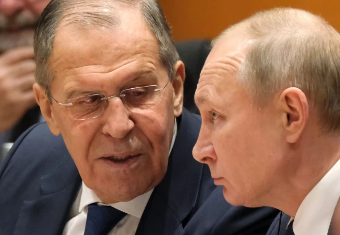 Serghei Lavrov și Vladimir Putin, Rusia
