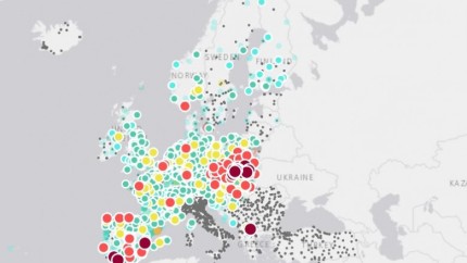 Zonele roșii din Europa de Est. Cât au crescut valorile de poluare după declanșarea razboiul în Ucraina