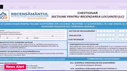 Recensământul populației în România blocat din prima zi Se oferă o zi liberă celor care se autorecenzează