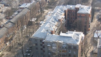 Blocul Slovo din Haskovo clădirea istorică finanțată de Stalin a fost distrus de bombardamentele lui Putin