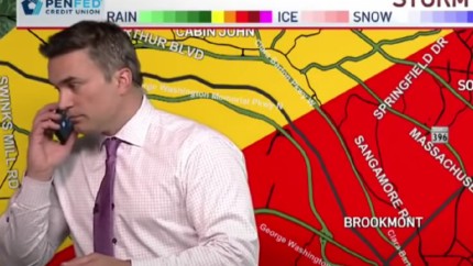 Un prezentator meteo de la NBC și-a sunat copiii în direct. Vine o tornadă direct spre voi mergeți la subsol