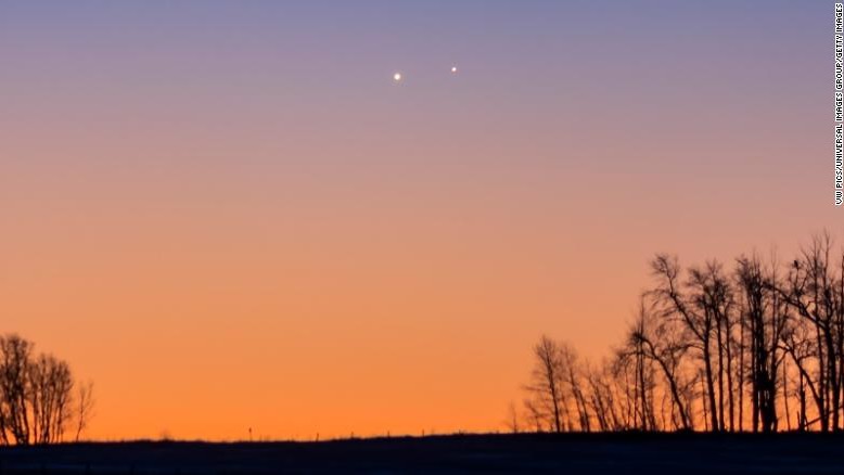 Conjuncție astronomică rară în ultima zi de aprilie. Patru planete se aliniază iar Venus și Jupiter vor părea că se ating