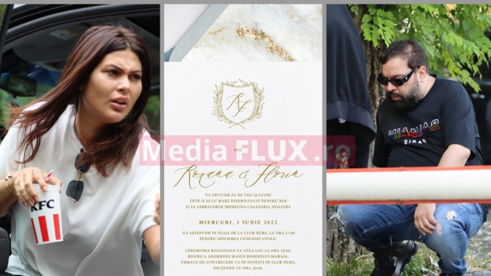 EXCLUSIV PAPARAZZI | Florin Salam și Roxana Dobre se căsătoresc mâine Imagini aparte cu ultimele pregătiri înainte de nuntă
