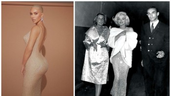 Kim Kardashian a slăbit 7 kilograme în 3 săptămâni ca să încapă în cea mai vestită rochie divei Marilyn Monroe