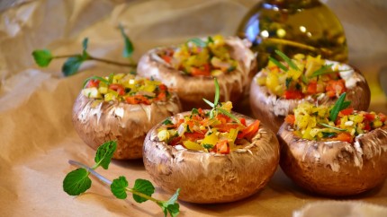 Rețetă ciuperci umplute la cuptor. Adevărat deliciu