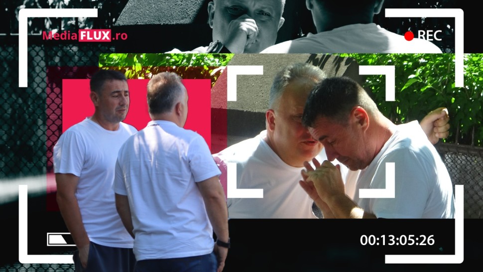 EXCLUSIV PAPARAZZI VIDEO | Dosarul Microsoft s-a încheiat combinațiile continuă. Dinu Pescariu și Claudiu Florică mostră de conversație neinterceptabilă