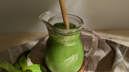 Smoothie verde ideal pentru sănătate. Consumă-l în fiecare zi