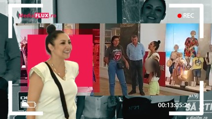 Andra mai ceva ca la Hollywood. Artista însoțită de Eva și de garda de corp a fost asaltată de fani la mall | VIDEO PAPARAZZI