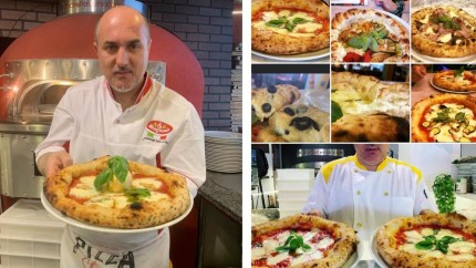 Un român vinde pizza cu foiță de aur la Veneția. Italienii sunt scandalizați de prețuri