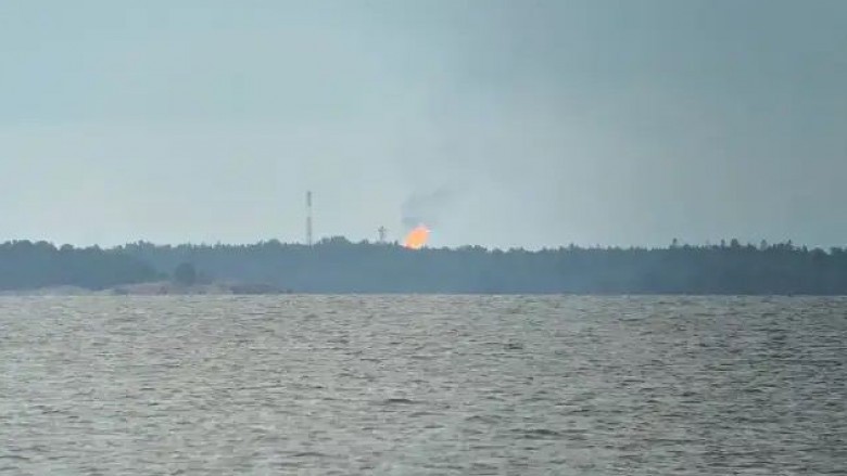 Imagini șocante Rusia arde gazele destinate exportului către UE. Flăcările uriașe se vad și din satelit