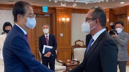 Cristian Bușoi a discutat cu premierul Coreei de Sud despre o posibilă colaborare între cele două țări în mai multe domenii