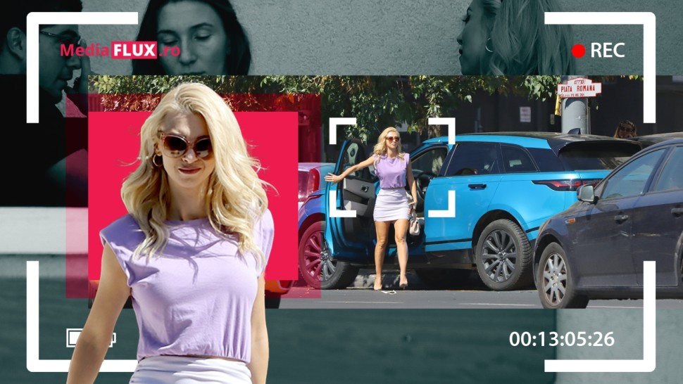 Andreea Bălan Regina Șoșelelor din București. Parchează neregulamentar și se duce să se vadă liniștită cu prietenii | VIDEO PAPARAZZI