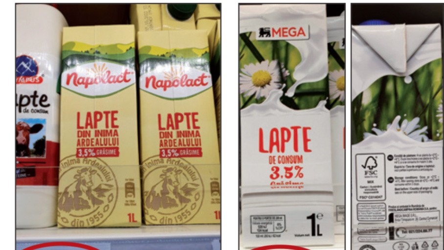 Același lapte același producător dar prețuri diferite. Care e explicația pentru situația halucinantă