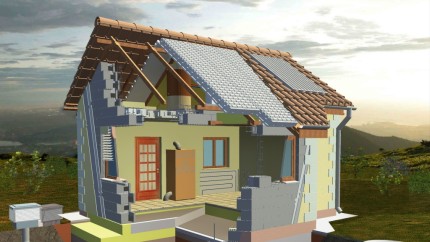 Ce este casă pasivă Într-o lună de iarnă cheltuielile costă în jur de 100 de lei pentru 160 de metri pătrați