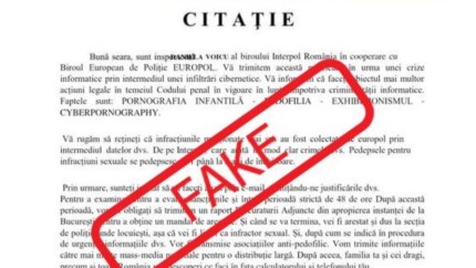 Atenție la citațiile pe care le primiți de la poliție. Nu răspundeți