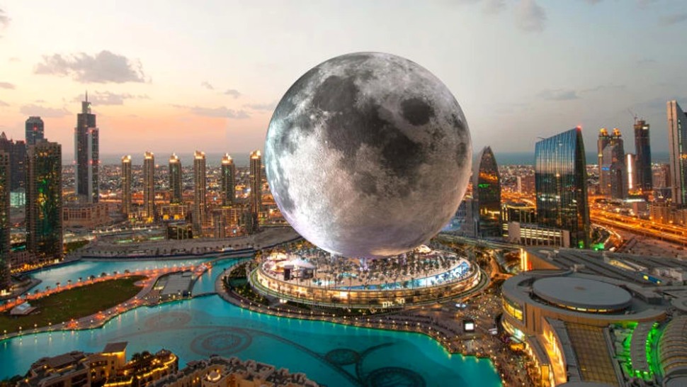 Proiect grandios la Dubai va fi construit un resort gigantic în formă de lună