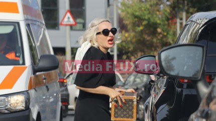 Ana Morodan îi numa una și în trafic și la teveu. IMAGINI de excepție cu a noastră Contesă Cum dă traficului viteză | FOTO PAPARAZZI